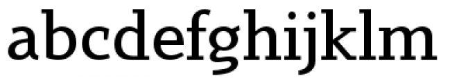 Sky Serif Medium Font LOWERCASE