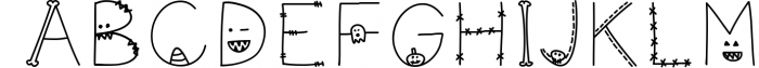Skeleton - A Fun Halloween Font Font UPPERCASE