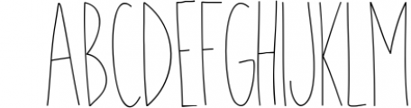 Skinny Betch - A Skinny Handwritten Farmhouse Font Font UPPERCASE