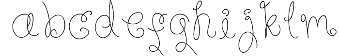 Sky Flower - Handwritten Font Font LOWERCASE