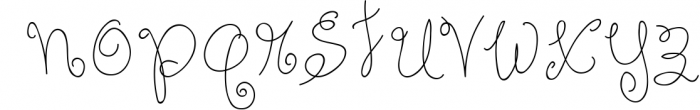 Sky Flower - Handwritten Font Font LOWERCASE