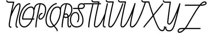 Skyline Monoline Script Font Font UPPERCASE