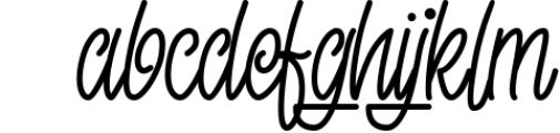 Skyline Monoline Script Font Font LOWERCASE
