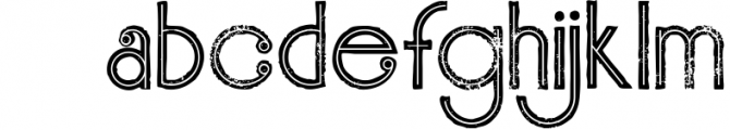 Skywalker - ArtDeco Typeface 2 Font LOWERCASE
