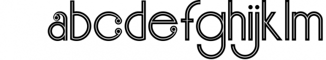 Skywalker - ArtDeco Typeface 5 Font LOWERCASE
