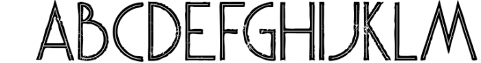 Skywalker - ArtDeco Typeface 6 Font UPPERCASE