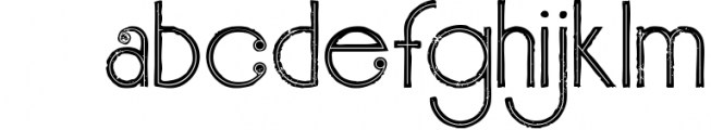 Skywalker - ArtDeco Typeface 6 Font LOWERCASE
