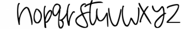 skintone script modern handwritten Font LOWERCASE