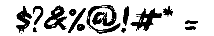 SKATEBOARDER Font OTHER CHARS