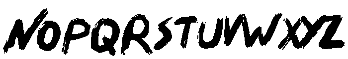 SKATEBOARDER Font UPPERCASE
