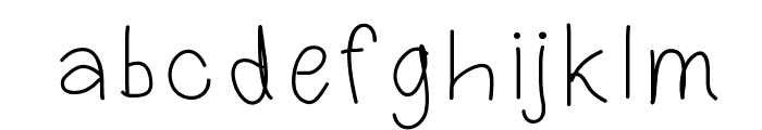 SKBeautifulThings Font LOWERCASE