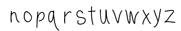 SKBeautifulThings Font LOWERCASE