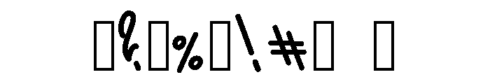 SKILLER Font OTHER CHARS