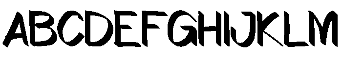 SKY WATER Font UPPERCASE