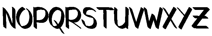 SKY WATER Font UPPERCASE