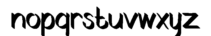 SKY WATER Font LOWERCASE