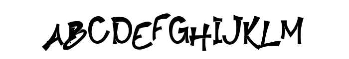 Skateboard Girl Demo Font UPPERCASE