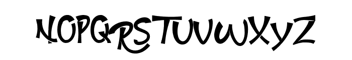 Skateboard Girl Demo Font LOWERCASE