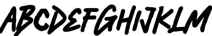 Skateboard Unlimited Font UPPERCASE