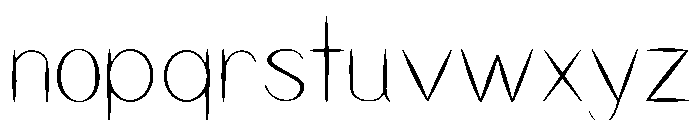 Skeleton Key Regular Font LOWERCASE