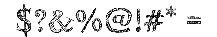 Sketch Fine Serif Font OTHER CHARS