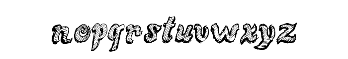 Sketch Toska Font LOWERCASE
