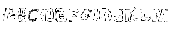 SketchClothes Font LOWERCASE
