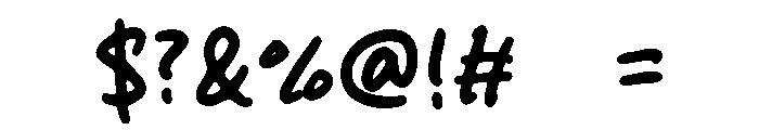 Sketcha Kits Font OTHER CHARS