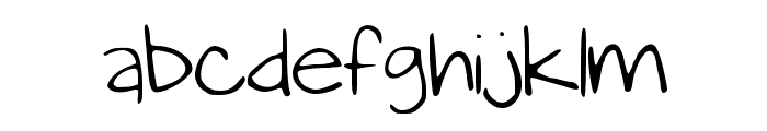 Sketch Font LOWERCASE