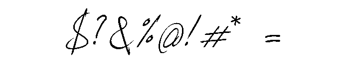 Sketchen Allcaps Font OTHER CHARS