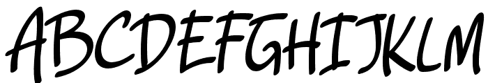 Sketchies Font UPPERCASE