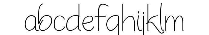 Sketchy Expectation Font LOWERCASE