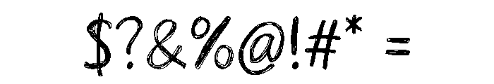Sketchy Notes Font OTHER CHARS