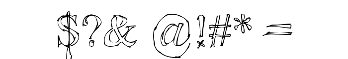 !Sketchy Times Font OTHER CHARS