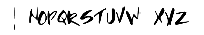 SketchyArch2 Font LOWERCASE