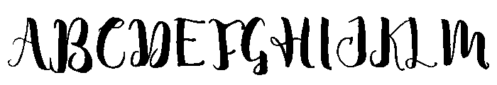Skincare Font UPPERCASE