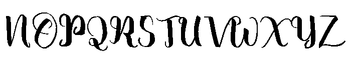 Skincare Font UPPERCASE