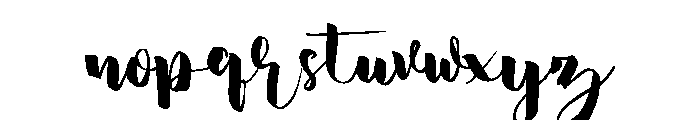 Skincare Font LOWERCASE