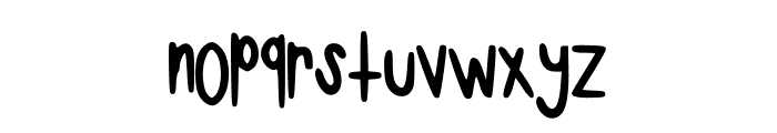SkinnieMinnie Font LOWERCASE