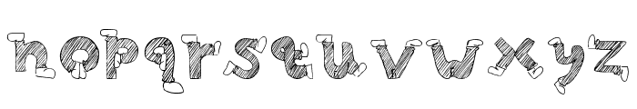 Skinny Jeans Doodles Font LOWERCASE
