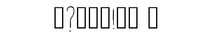 Skinny Rae Regular Font OTHER CHARS