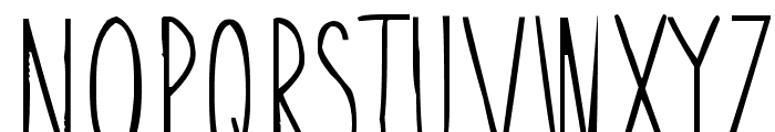 SkinnyChick Font UPPERCASE