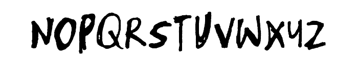 Skribblugh-Regular Font UPPERCASE