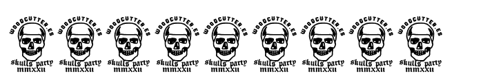 Skulls Party Icons Font OTHER CHARS