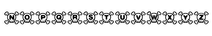 Skully Font LOWERCASE