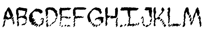 Skuntch Font UPPERCASE