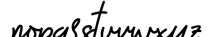Sky Fly Script - Personal Use Font LOWERCASE