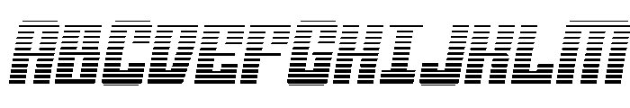 Sky Ghost Gradient Italic Font UPPERCASE