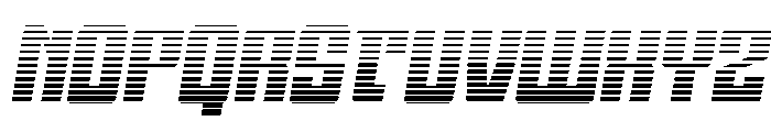 Sky Ghost Gradient Italic Font UPPERCASE