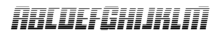 Sky Ghost Gradient Italic FONT